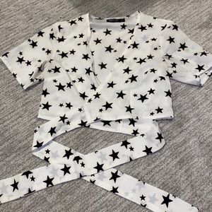 Nasty Gal Tie Top